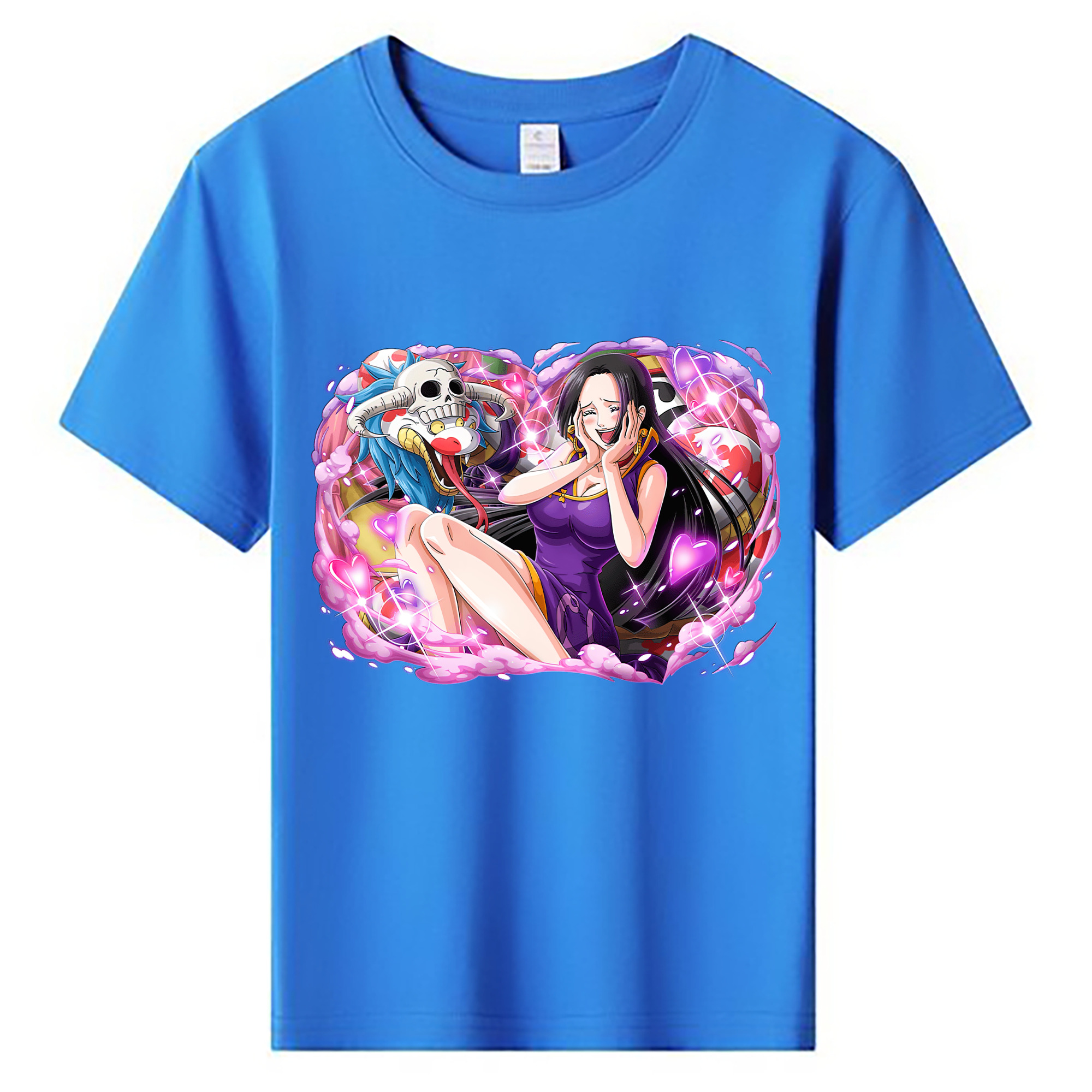ワンピース ボア・ハンコック ONE PIECE Boa·Hancock 綿100％キッズTシャツ（フロントプリント）